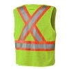 Pioneer 6936 V1021260 Hi-Viz Safety Tear-Away Mesh Back Vest - Yellow/Green