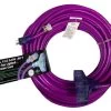 Century Wire D17229100 Pro Glo 12/3 Triple Tap 100 Foot Extension Cord- Purple