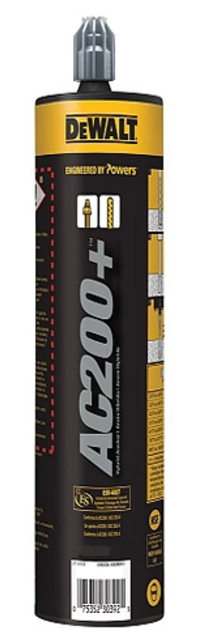 Dewalt AC200+ Acrylic Injection Adhesive 10 Oz