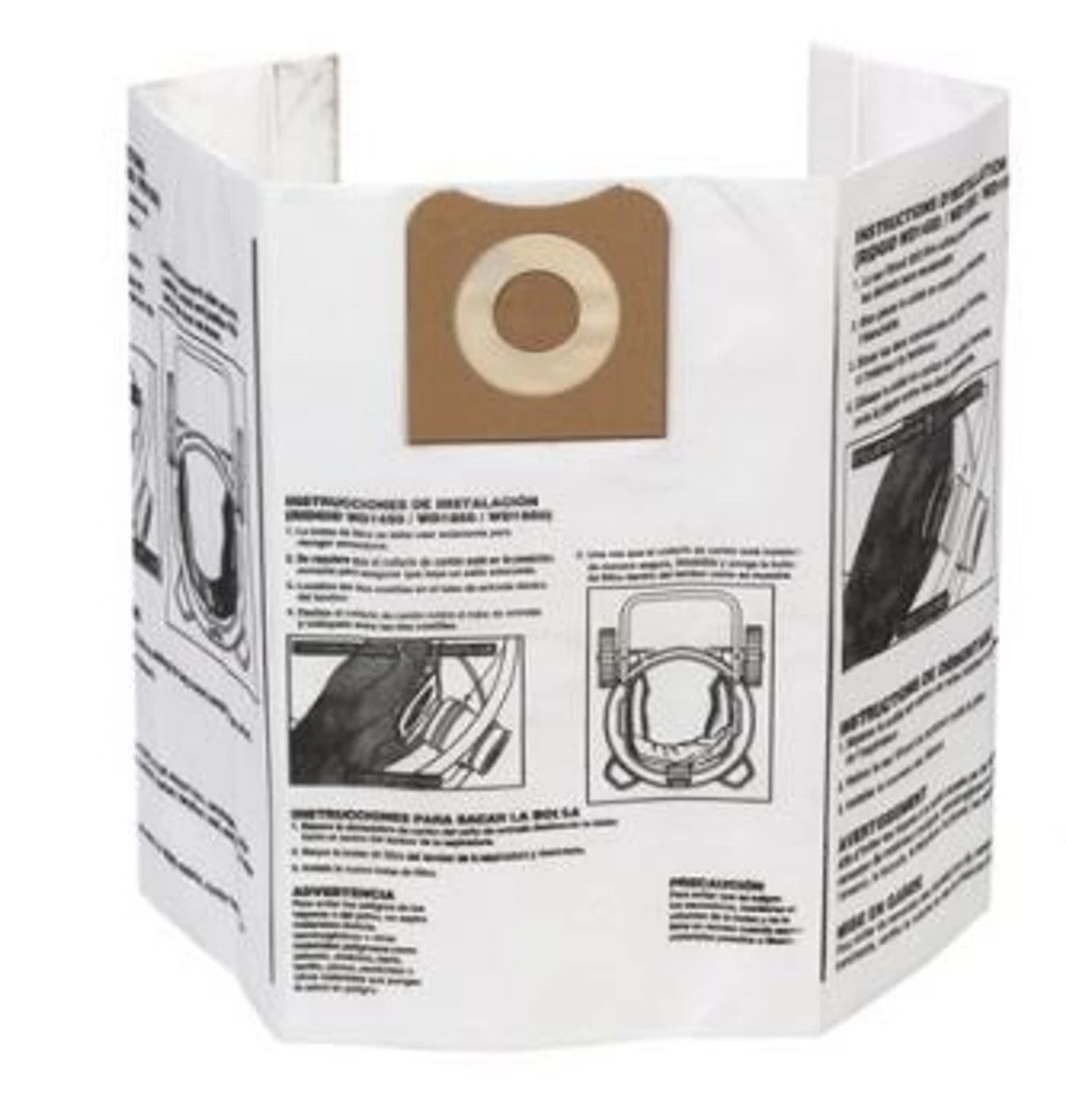 Ridgid 23743 VF3502 High-Efficiency Dust Bag - 2PK