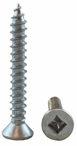 #10 X 1" Flat Head Sheet Metal Screw - Zinc Plated