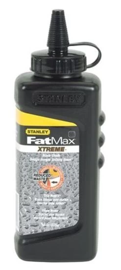 Stanley 47-822, FATMAX Xtreme Black Waterproof Chalk - 8oz