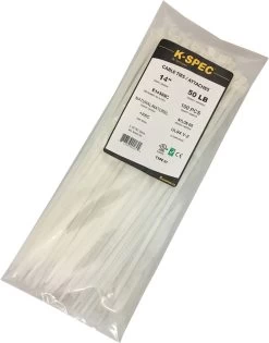 Techspan E14509C Natural Standard Cable Tie 14"