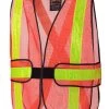 Hi-Viz Mesh Safety Traffic Vest-Orange