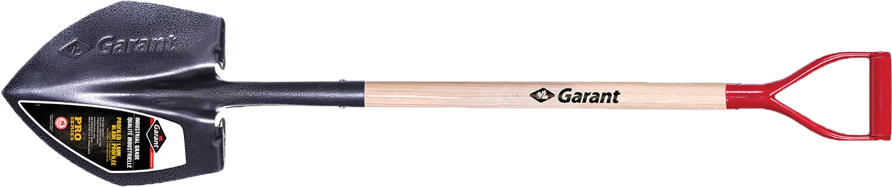 Garant GEX2FD35 Pro Series Excavator Shovel, Wood Handle, 35", D-grip