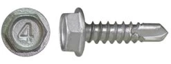 Ucan TRH 121BSS Stainless Steel #12-14 X 1" Hex Washer Head Self-Drilling Screws