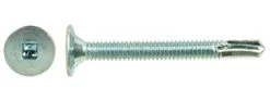#14-20 X 3" Wafer Head, Zinc Plated Self-Drilling Screw