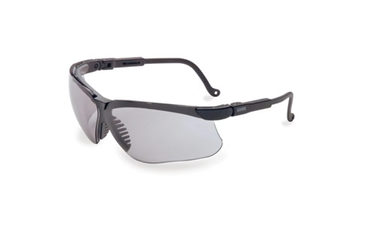 Uvex S3213X Genesis Safety Eyewear, Vapor Blue Frame, 50% Gray Lens, Uvextreme Anti-fog Coating
