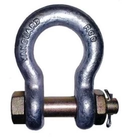 Vanguard 2914-0100 Bolt Type Anchor Shackle 1" - Galvanized