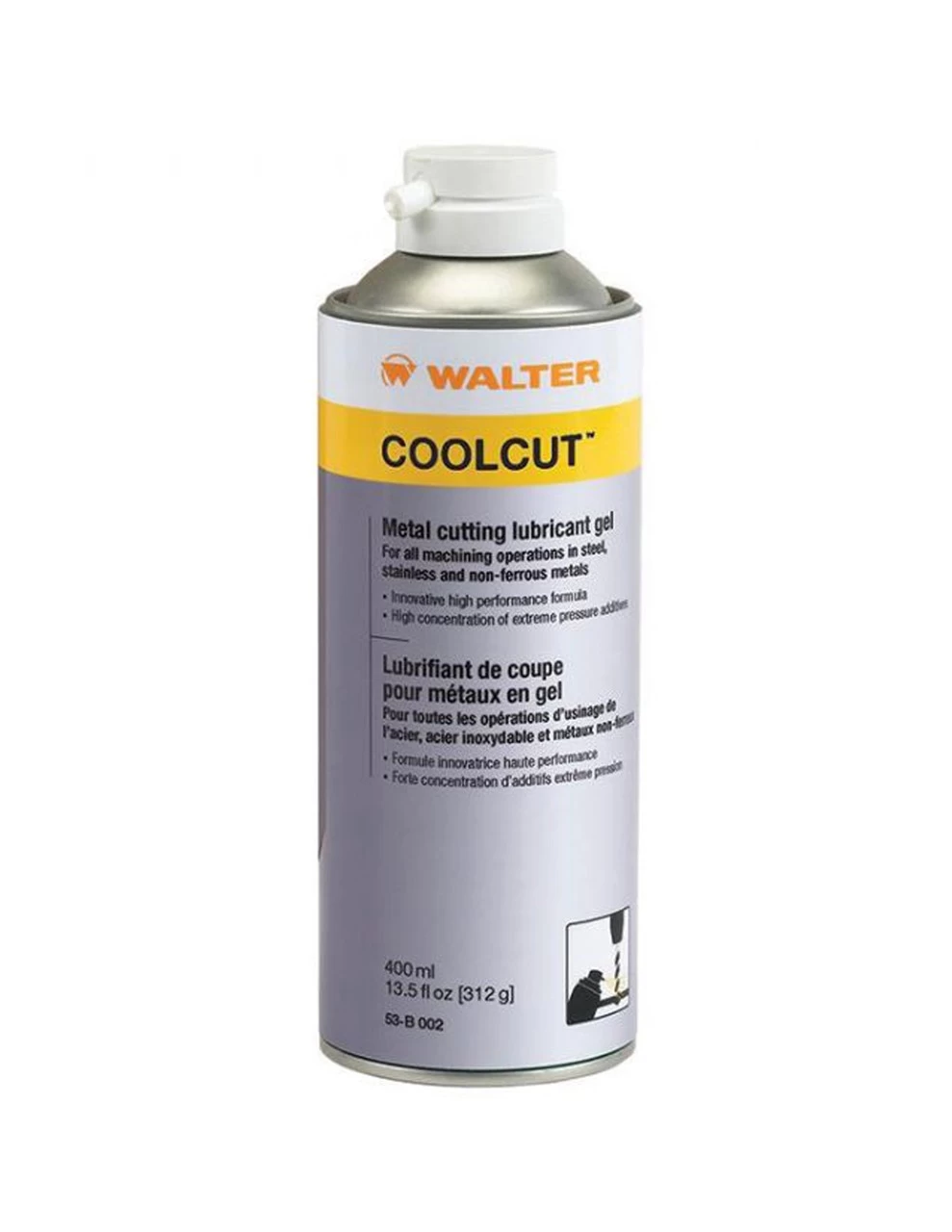 Walter 53-B 002, Coolcut Metal Cutting Lubricant, Spray - 400ML