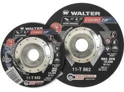 Walter 11-T 852, 5" X 5/64" X 7/8" Combo Zip Cut Off Wheel - Type 27