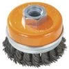 Walter 13-G 504 Knot-Twisted Wire Cup Brush - 5" X 5/8-11" - With Ring