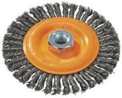 Walter 13-K 404, Knot-Twisted Stringer Bead Wire Wheel Brush - 4" X 5/8-11"