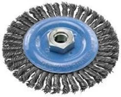 Walter 13-K 514, Knot-Twisted Stringer Bead Wire Wheel Brush - 5" X 5/8-11"