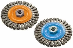 Walter Knot-Twisted Wide Wire Wheel Brush - 4" X 5/8-11"