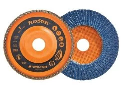 Walter 15-W 458 Flexsteel, 4-1/2" X 7/8" Flap Disc - 80 Grit
