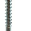 #8 X 2 1/4" Flat Head Square Drive Wood Screw - Zinc Plated