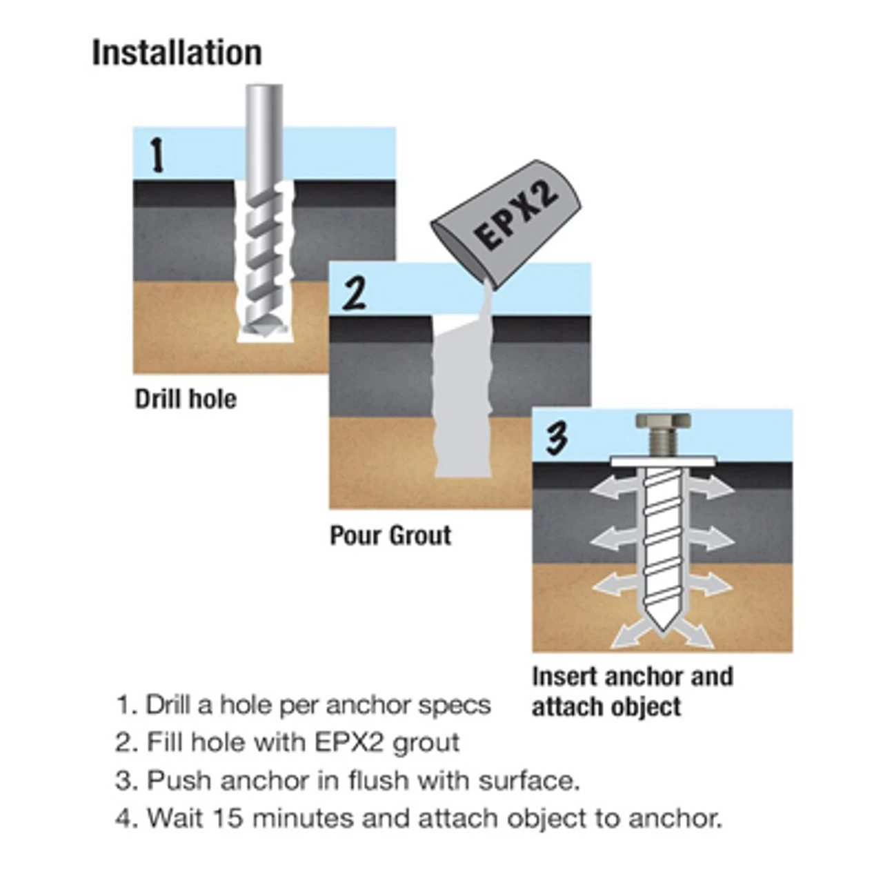 Asphalt Anchors SP10-38 - BoltHold 3/8" X 6" (Per Each) - Image 2