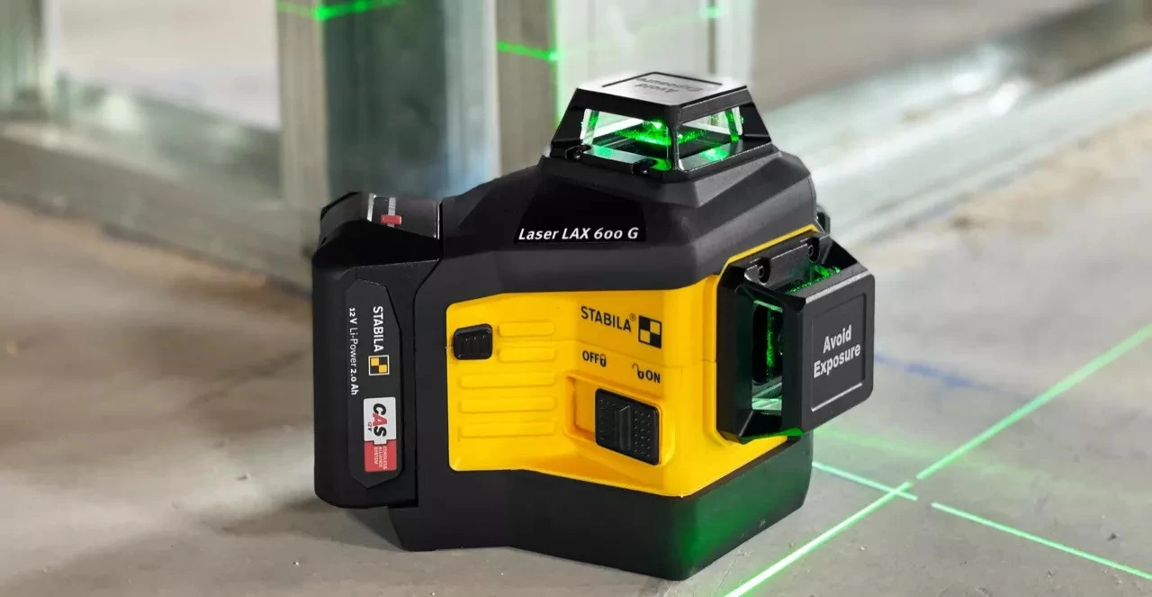 Stabila 03420 LAX600G 3 Plane/360° Green Beam Laser 7-Piece Kit - Image 2