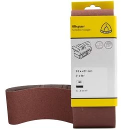 Klingspor 9176 3″ X 18″ 60G Cloth Backed Sanding Belts, LS309XH, 3PK