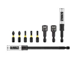 Dewalt DWAFTAS-9 Mag/Driver Bit Set Impact Ready