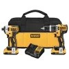 Dewalt DCK287D2 20V MAX* XR Hammer Drill + Impact Driver Combo Kit