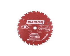Diablo D0724A 7 1/4" 24 Tooth Framing Saw Blade