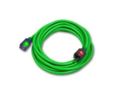 Century Wire D17444100 Pro Glo 12/3 100 Foot Extension Cord Green Single-Ended