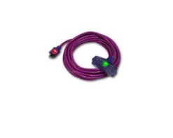 Century Wire D17449050 Pro Glo 12/3 50 Foot Extension Cord Purple Single-Ended