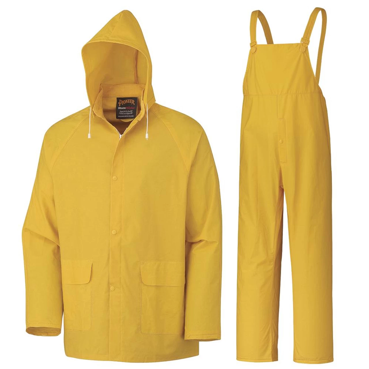 Pioneer V3010461 577B Yellow 3-Piece Rain Suit - Image 3