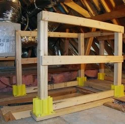 Safety Boot Temporary Guardrail And Stair Rail System