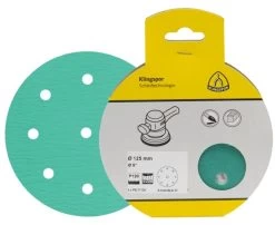 Klingspor 662865 PS 77 CK 5″ X 80 Grit Hook & Loop Sanding Discs, 8 Hole, 5PK
